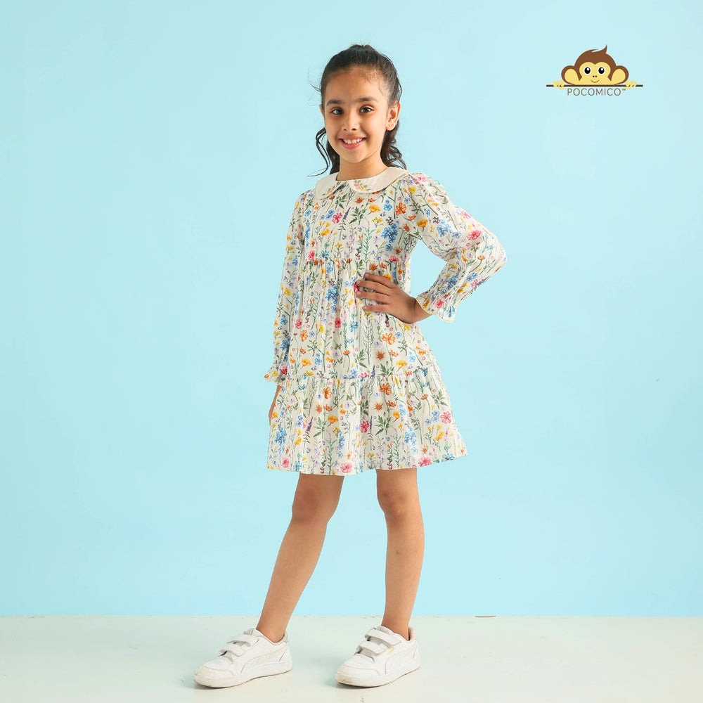 
                  
                    colorful dress + flower dress + Peter Pan collar dress + full sleeves flower dress + flowerful girl dress + dress for cute girl + colorful+Secret+Garden+dress+for+girls+chasing+butterflies+Pocomico+floral+print+dress+with+Peter+Pan+collar+comfortable+chanderi+fabric+dress+for+cute+girls+full+sleeves+flowerful+dress
                  
                