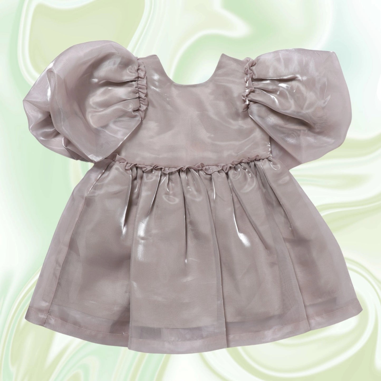 silver-grey-organza-shiny-party-dress-girls-Pocomico