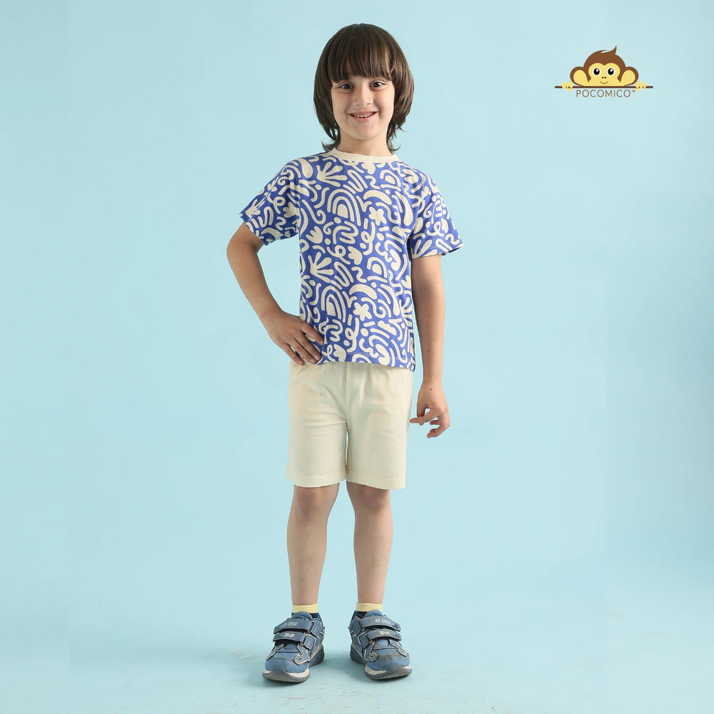 
                  
                    Bright+fun+co-ord+Wave+rider+set+Pocomico+kids+fashion+Summer+adventures+ready+Bold+blue+print+Soft+jersery+comfort+Little+explorers+style+Playful+touch+design+All-day+wearable+set+Perfect+for+outdoors + summer + short + t shirt + tee + boy + set + blue + cream + graphic + funky + smart + casual + POCOMICO

                  
                