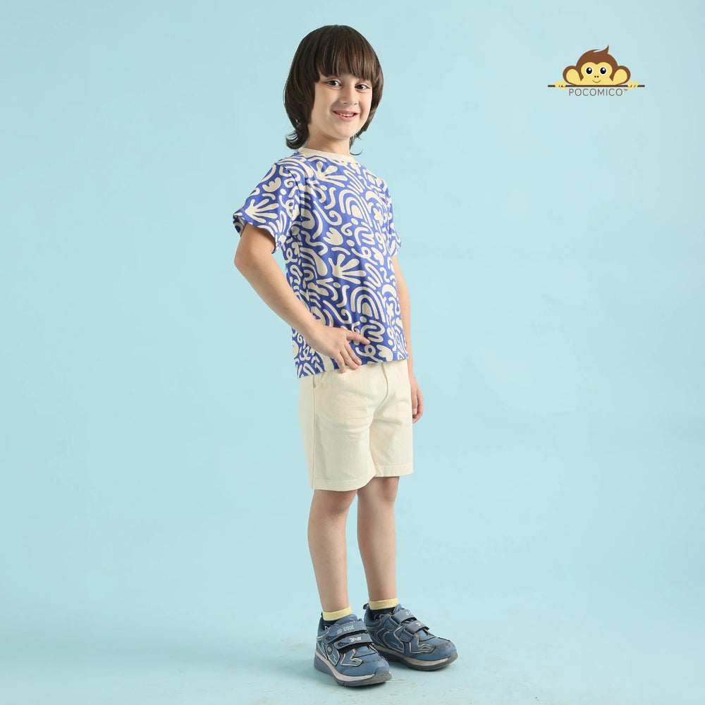 
                  
                    Bright+fun+co-ord+Wave+rider+set+Pocomico+kids+fashion+Summer+adventures+ready+Bold+blue+print+Soft+jersery+comfort+Little+explorers+style+Playful+touch+design+All-day+wearable+set+Perfect+for+outdoors + summer + short + t shirt + tee + boy + set + blue + cream + graphic + funky + smart + casual + POCOMICO

                  
                