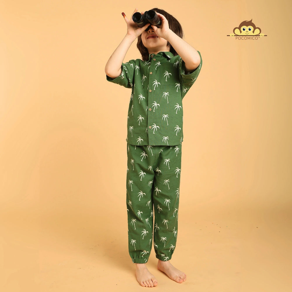 
                  
                    boy + set + coord + short + short + cuban + collar + summer + cotton + smart + casual + play + date + fun + event + formal + top + bottom + palm _ tree + soft + party + kids + green + POCOMICO


                  
                