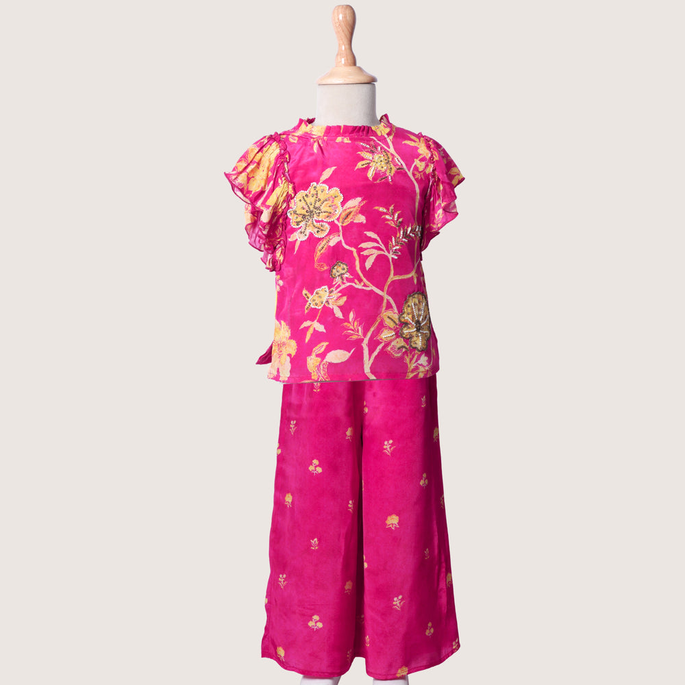 pink_cotton_traditional_gulmohar_top_and_plazzo_set_ethnic