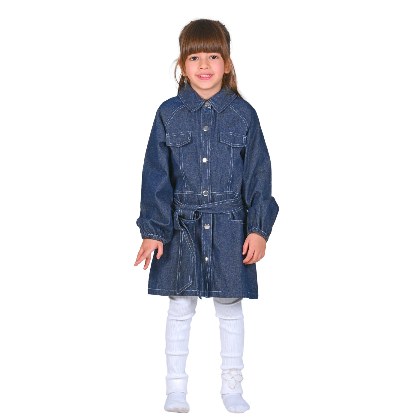 Cool Denim Adventure Shirt Dress