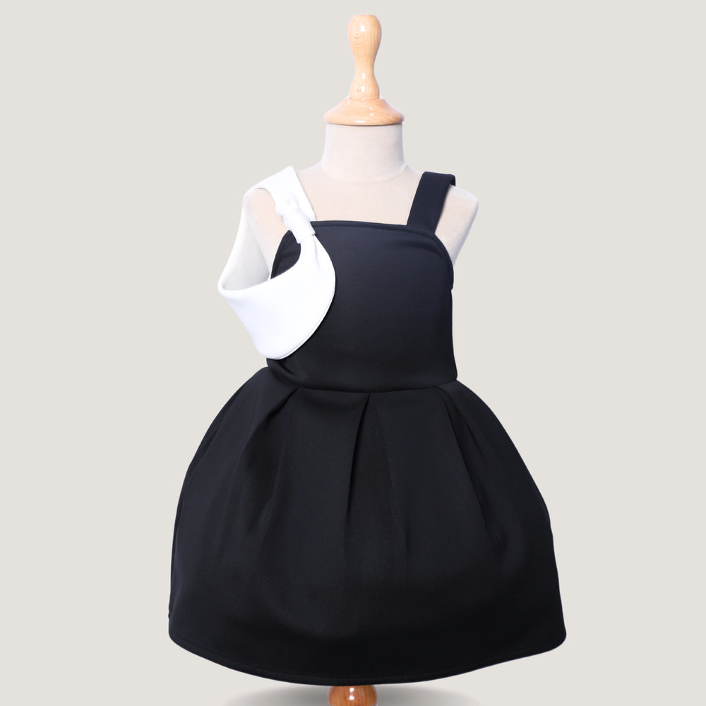 
                  
                    dress  formal + black + white + dinner + wedding + girl + kids + child + scuba + POCOMICO
                  
                