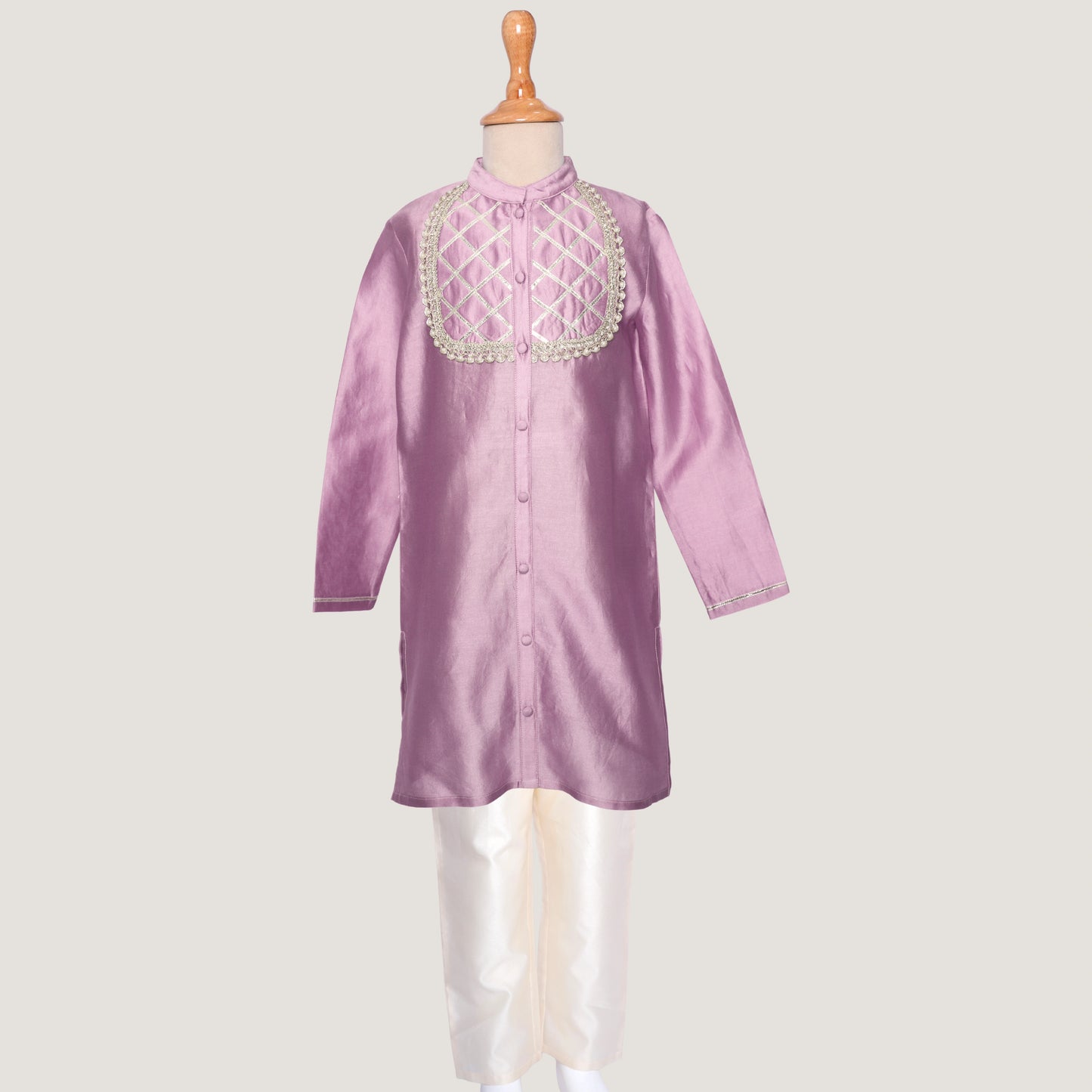 festive+chanderi+mauve+kurta+gota_design+traditional+ethnic+diwali+
