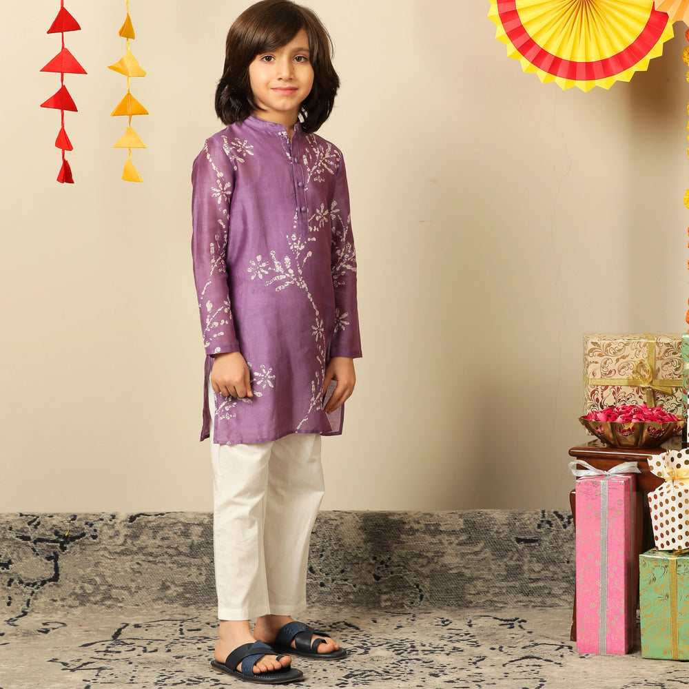 purple_orchid_dream_kurta_set_flowers_printed_beige_traditional_festive-ethnic_indian_wear_pocomico_kids