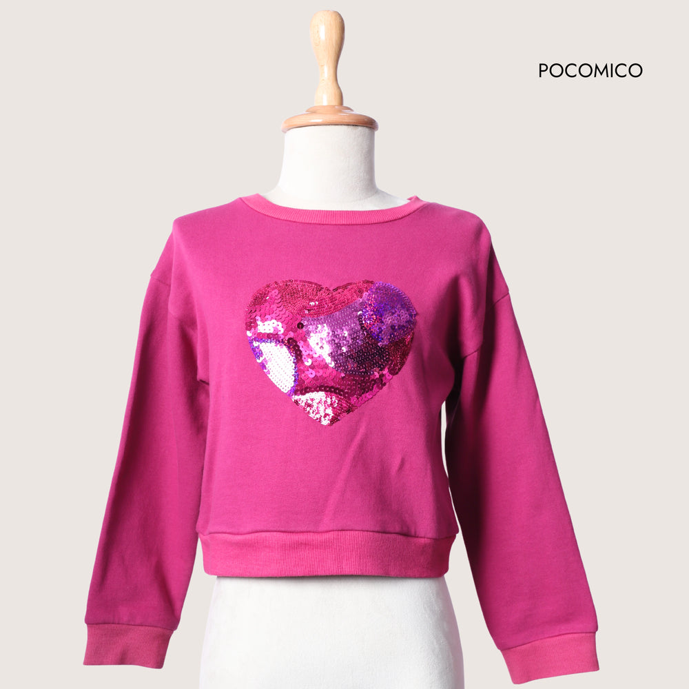 sparkle_heart_hot_pink_sweatshirt_girls_pocomico